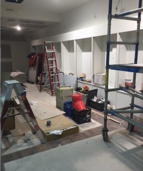 Part way through fitout