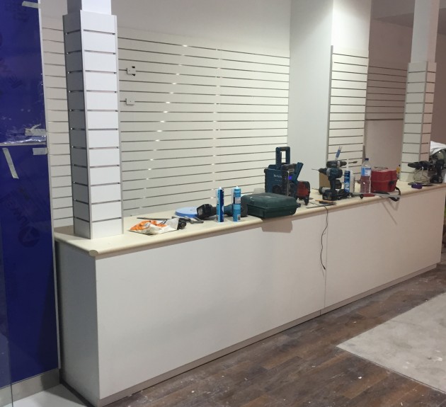 Part way through fitout