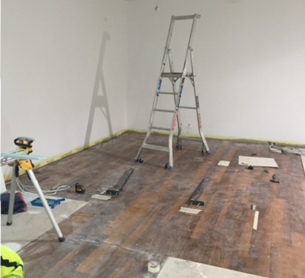Part way through fitout