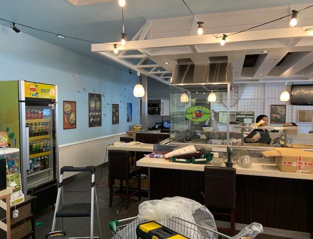 During Construction - Sushi Train Stockland