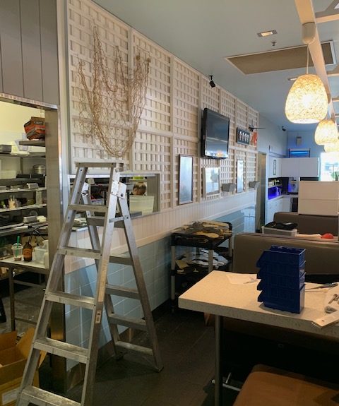 During Construction - Sushi Train Stockland