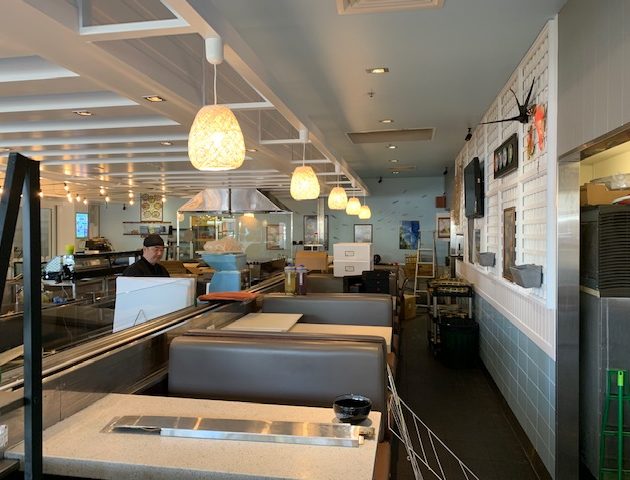 During Construction - Sushi Train Stockland